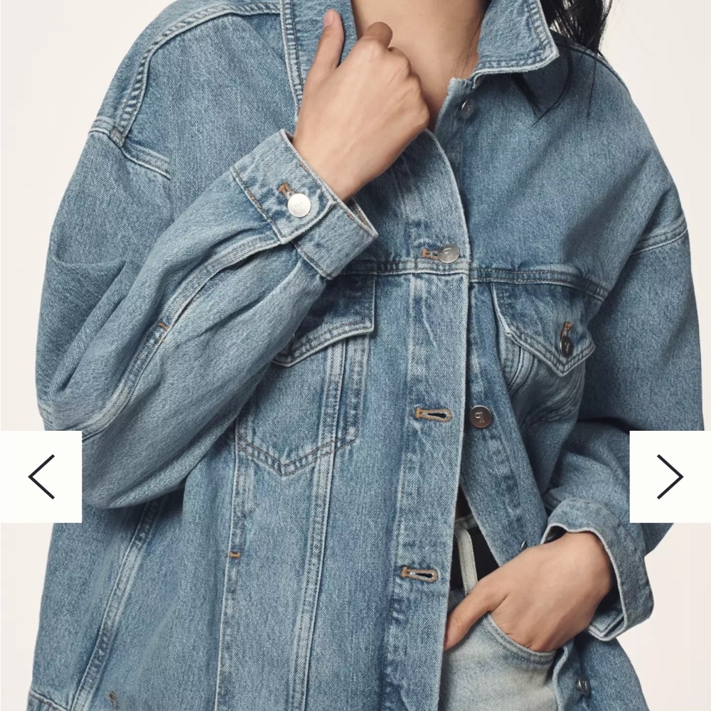 Pilcro Weston Oversized Denim Jacket